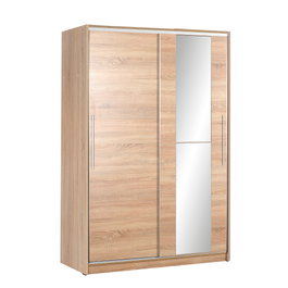 Hanah Home Armario Sonomo con Puerta Corredera de Espejo